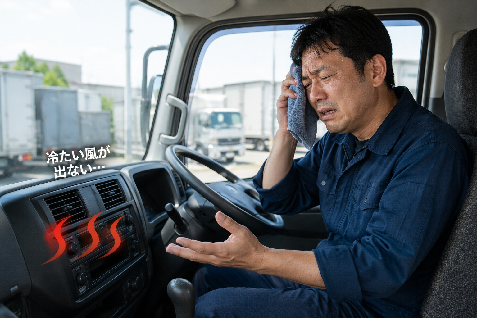 トラックのエアコンが効かない原因と修理費用｜中古トラックで多いトラブルを解説