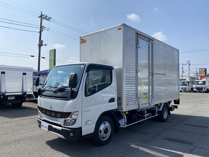 【入庫情報】キャンター　アルミバン　標準ロング　跳上ゲート付　積載2,000kg