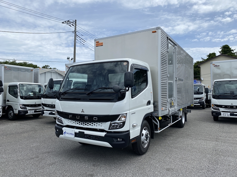 【入庫情報】キャンター　アルミバン　ワイド超ロング　積載3,500kg