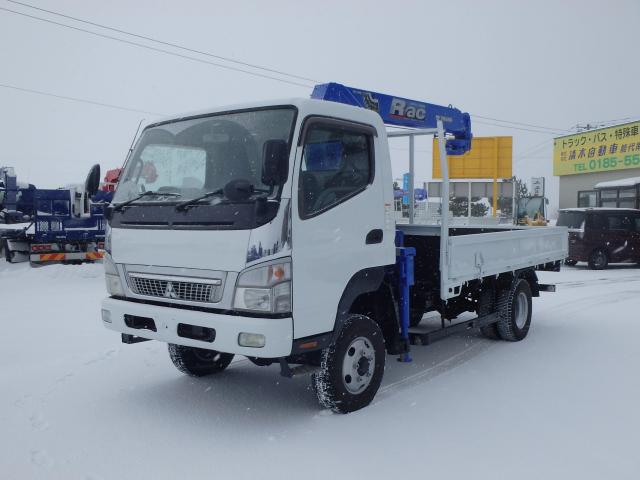 トラック市 株式会社 清水自動車からのお知らせ | 雪に強い！希少４ＷＤ！キャンター高床ワイドロングクレーン付き