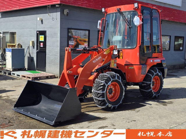 札幌発 クボタ バックホー付 ホイールローダー タイヤショベル RW25 4WD ディーゼル スチールキャビン付き ホイールローダの中古車詳細情報｜特選中古車は【CARさっぽろ】