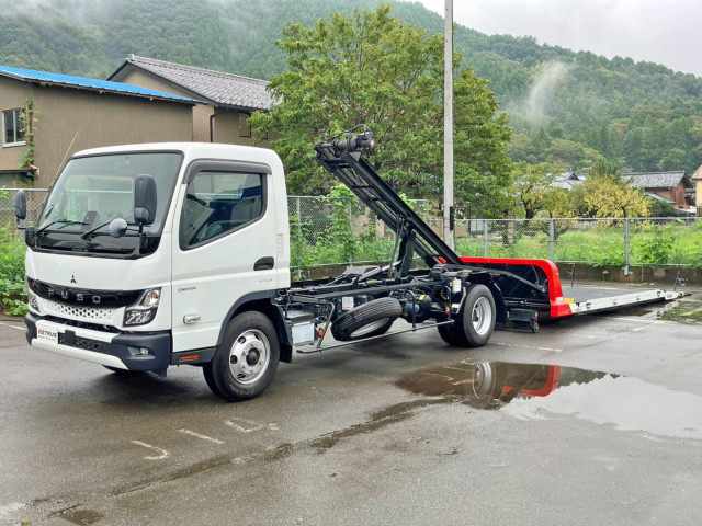 キャンター 重機運搬車