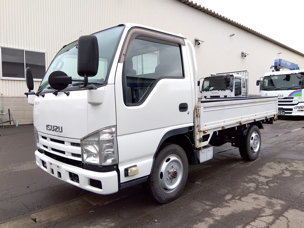 ハーヴェスト・エルフ SR 3枚 いすゞ エルフ 小型 アルミバン SKG-NJR85AN (8585)｜中古
