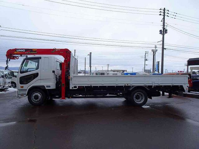 荷台内寸：555×218×40　三方開　左右セイコーラック　横ねた20本(チャンネル増し4本)　リアブル積み加工/アオリピン差し脱着可　ユニック4段 2.9t吊りセルフクレーン付|三菱 ファイター 2KG-FK62FZ(2WD)の写真27