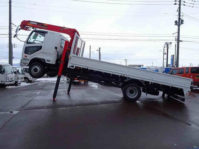 荷台内寸：555×218×40　三方開　左右セイコーラック　横ねた20本(チャンネル増し4本)　リアブル積み加工/アオリピン差し脱着可　ユニック4段 2.9t吊りセルフクレーン付|三菱 ファイター 2KG-FK62FZ(2WD)の写真41