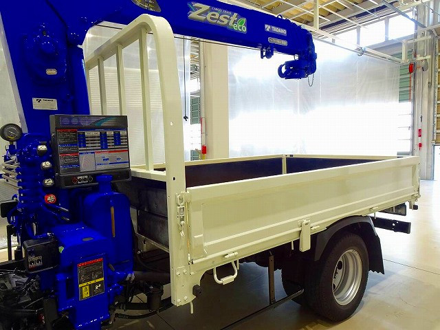 荷台内寸:286×179×38 三方開 床板アピトン張り替え 左右セイコーラック タダノ4段 2.6t吊りクレーン付|日野 デュトロ 2RG-XZU645M(2WD)の写真26