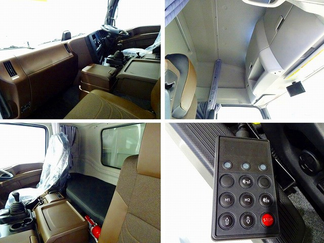 2人乗りベッド付 室内LED灯/カーテン ハイルーフ 消火器1個|いすゞ ギガ 2PG-CYY77DU(6x4)の写真8