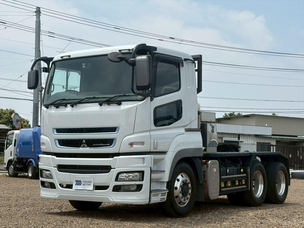 三菱 スーパーグレート QKG-FV60VJR(6x4)の写真1