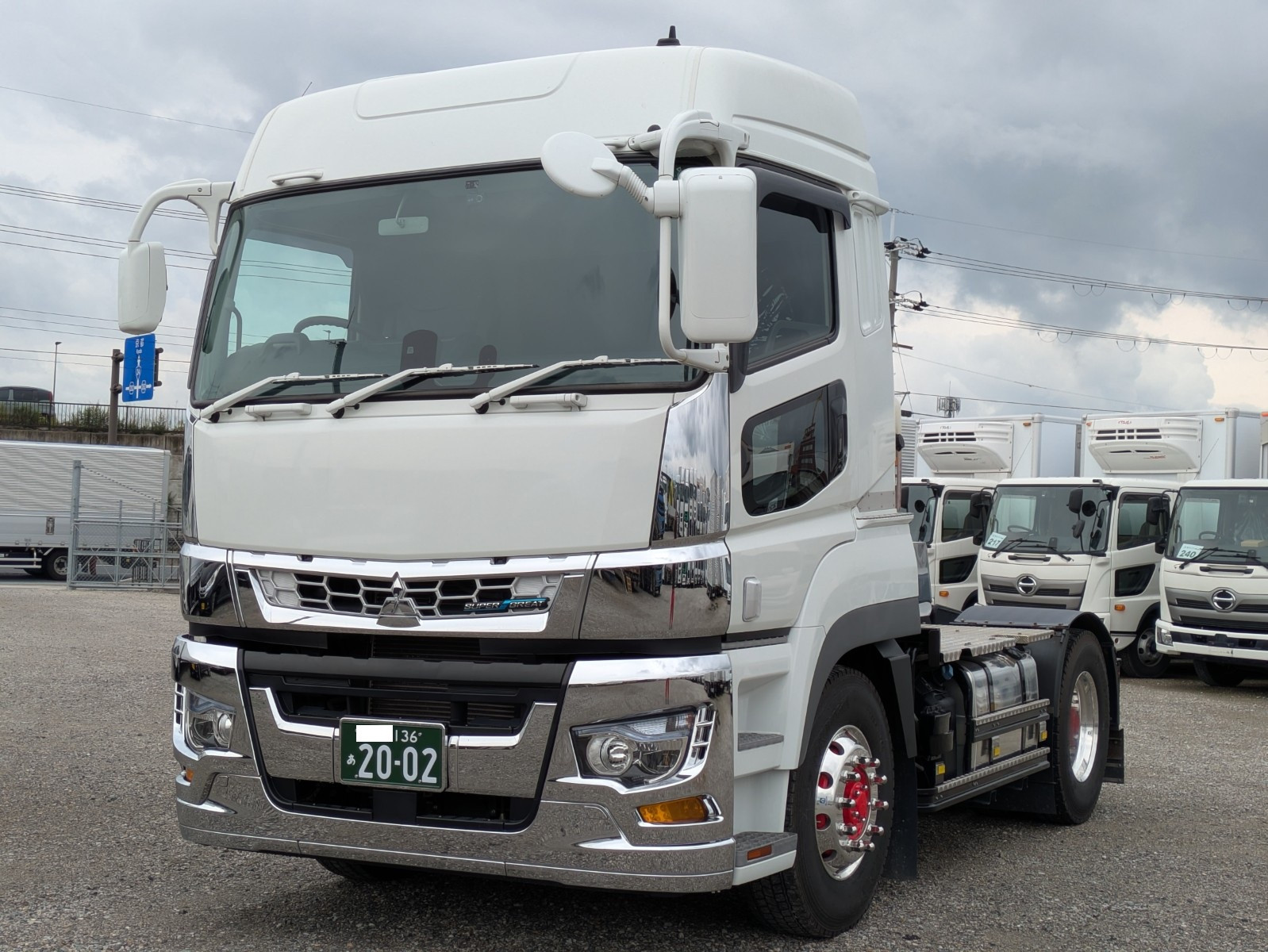 三菱 スーパーグレート 2PG-FP74HDR(2WD)｜中古トラックなら【トラック市】
