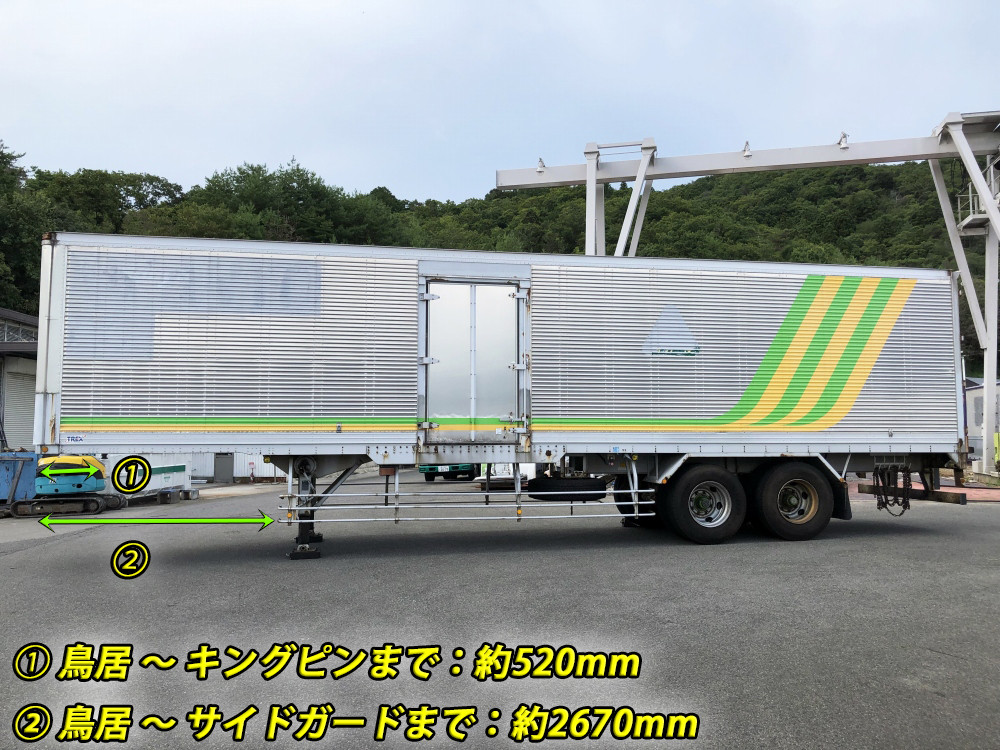トレーラー 日本トレクス バンセミトレーラー VFB24101改(その他)｜中古トラック