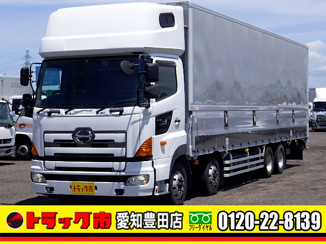 日野 プロフィア テラヴィ 4軸低床 アルミウイング エアサス