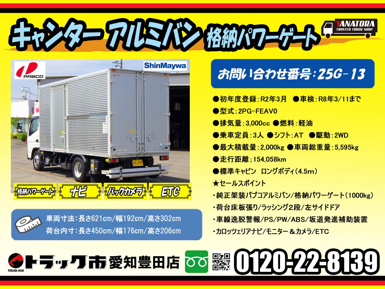 三菱 キャンター 2PG-FEAV0(2WD)の写真2
