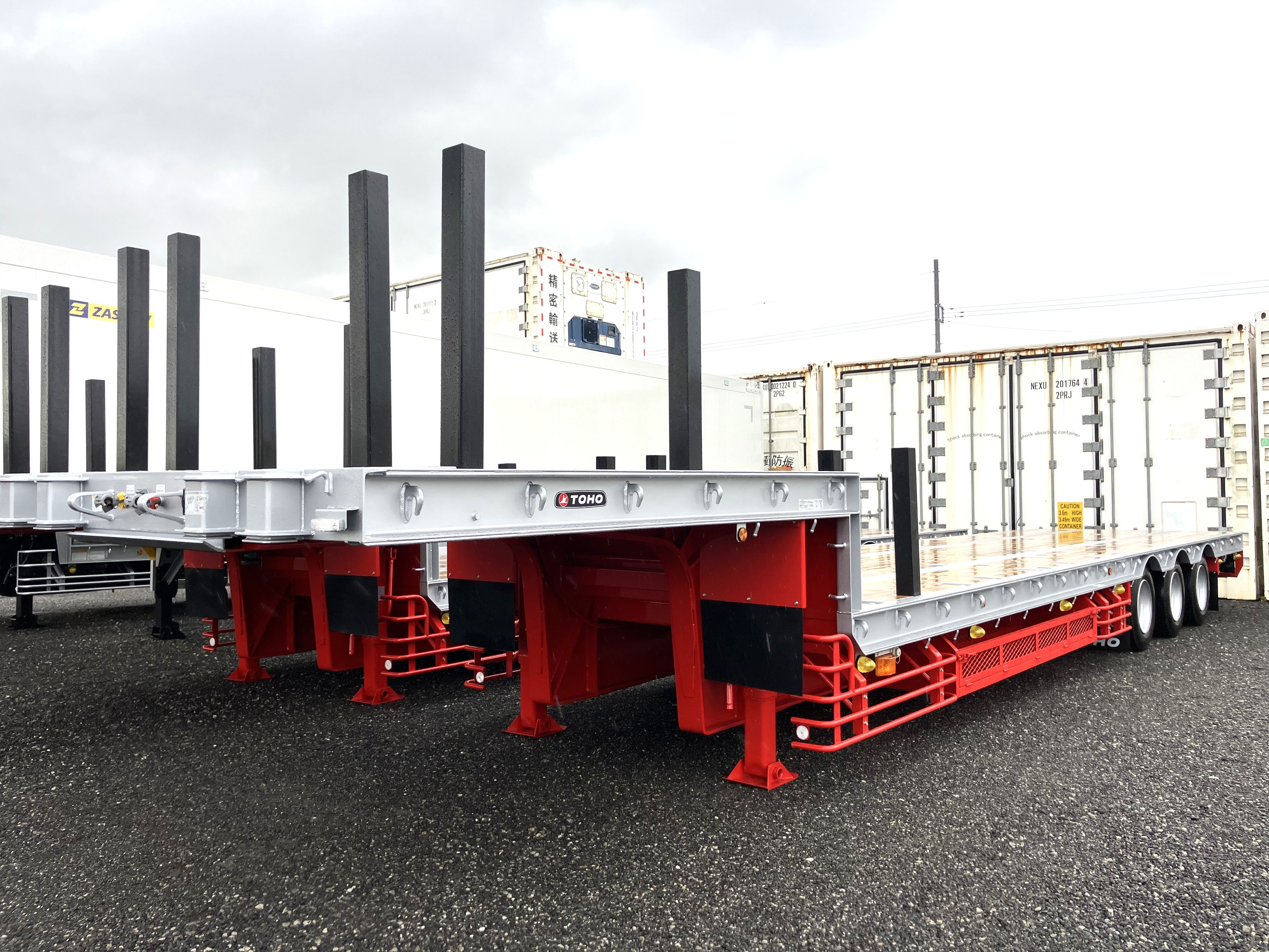 東邦 中低床段付き3軸セミトレーラー TE36H2C3改(未入力/関係無)｜中古