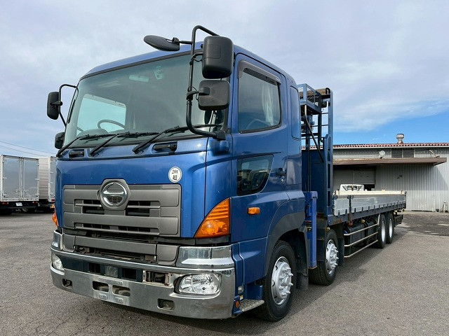 ★8×4!★4軸低床2デフ!★後輪エアサス!★H28-プロフィア・4段クレーン|日野 プロフィア QPG-FW1EXEG(8x4)の写真2