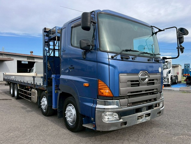 ★8×4!★4軸低床2デフ!★後輪エアサス!★H28-プロフィア・4段クレーン|日野 プロフィア QPG-FW1EXEG(8x4)の写真5