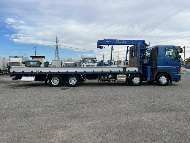 ★12.3トン積載!★GVW25トン!★380馬力!★H28-プロフィア・4段クレーン|日野 プロフィア QPG-FW1EXEG(8x4)の写真6