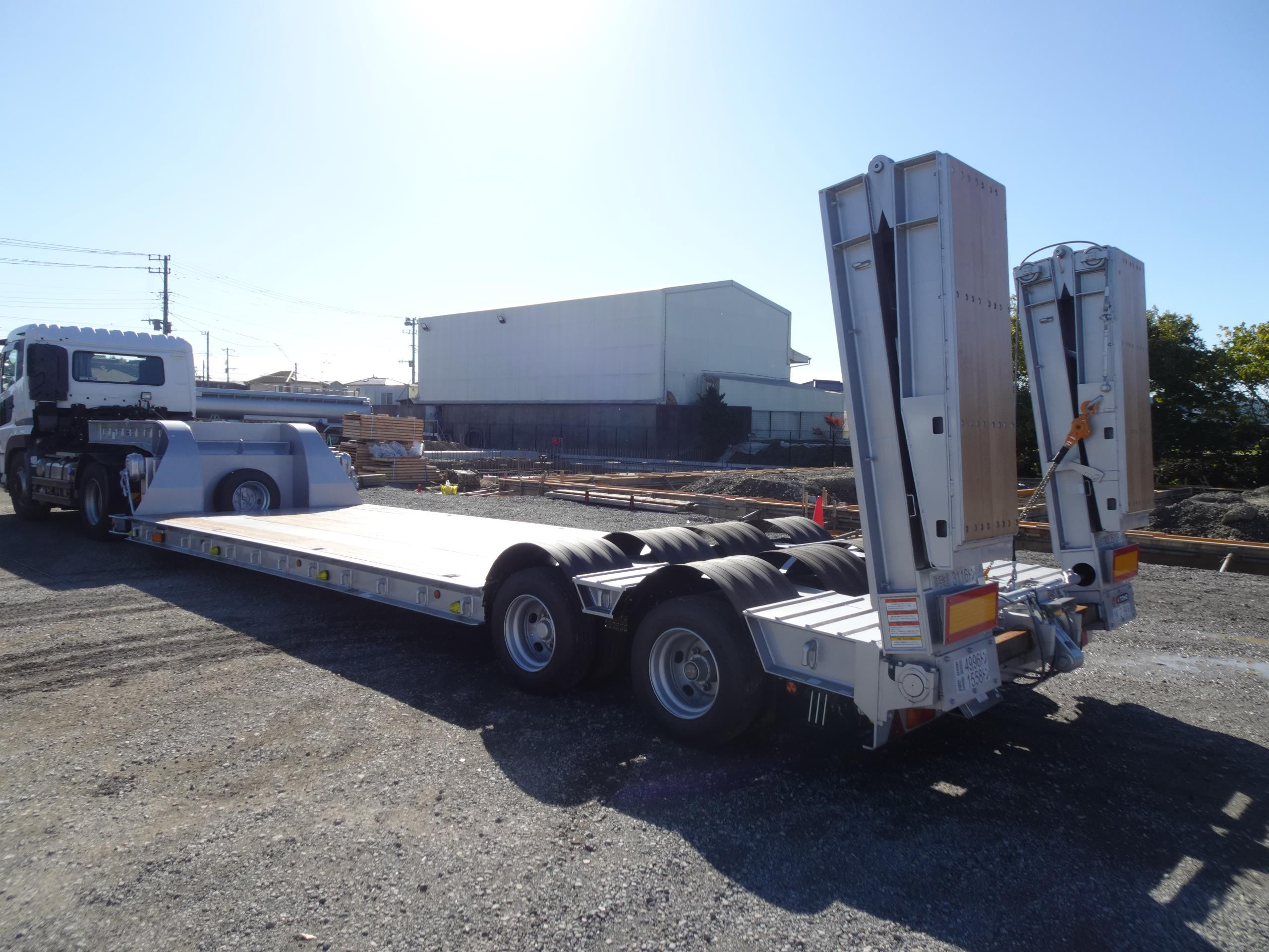 ブルーリボン　1/50 3軸低床トレーラー自動あゆみ付 ブルーリボン様専用 1/50 3軸低床トレーラー自動あゆみ付 日野 プロフィア