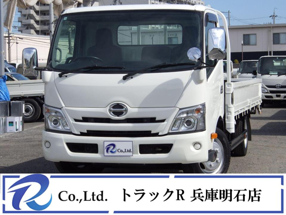 荷台内寸434×208×38 車両外寸619×219×223 車両総重量5.0t未満 ワイド ロング 荷台地上高約89㎝ 準中型免許証 1ナンバー エンジン型式N04C 4000cc 小型 トラック|日野 デュトロ 2RG-XZU710M(2WD)の写真1