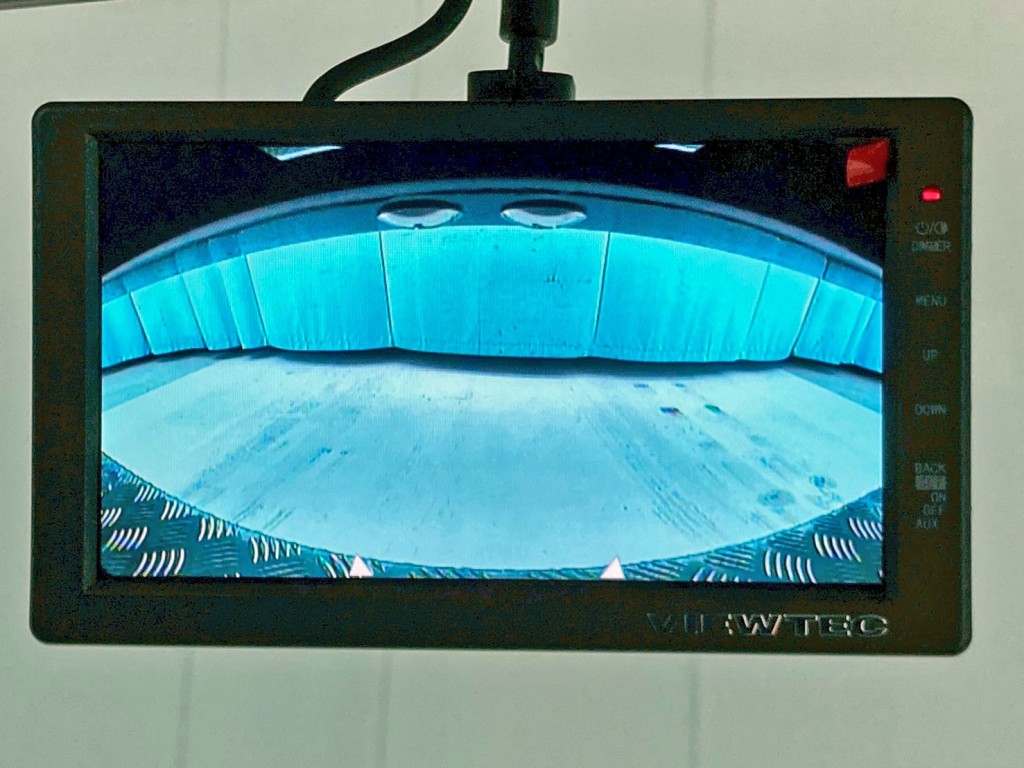 液晶バックモニター付きです。|三菱 スーパーグレート 2KG-FS70HZの写真41