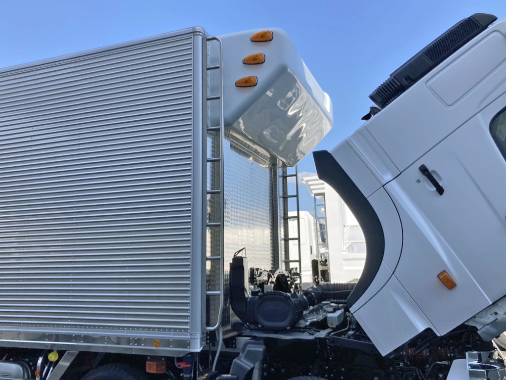 左右ハシゴはステンレス製です。|日野 プロフィア 2DG-FW1AHCの写真17