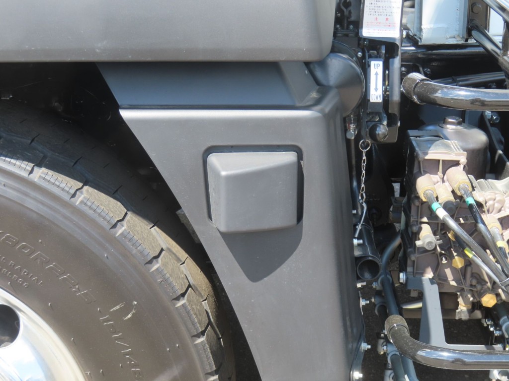 巻き込み防止装置付きです。|三菱 スーパーグレート 2KG-FV80VYPの写真7