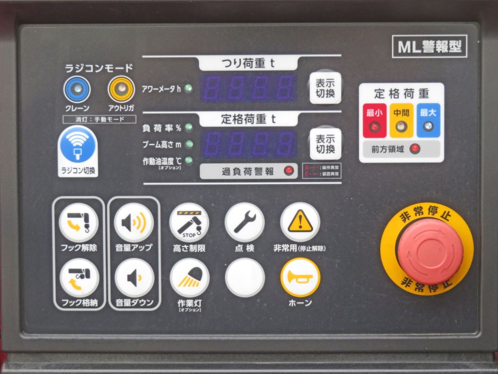 上物操作スイッチです。|日野 レンジャー 2KG-FE2ACAの写真18