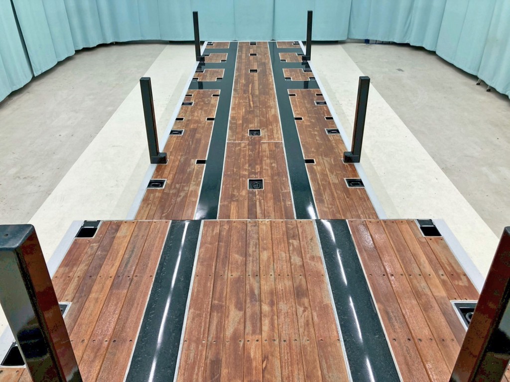 前方から後方を見た状態です。|トレクス PLB34114改の写真14