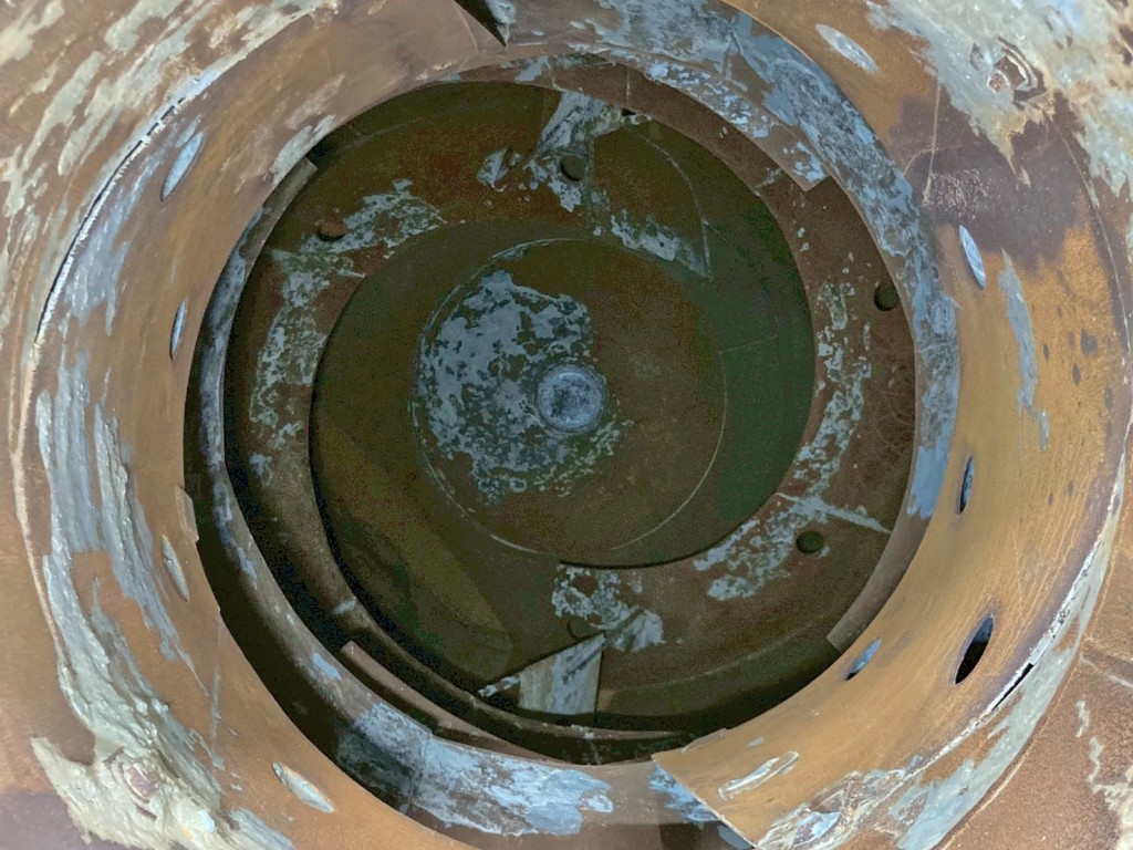 ドラム内部の状態です。|いすゞ ギガ 2KG-CXZ77CTの写真10