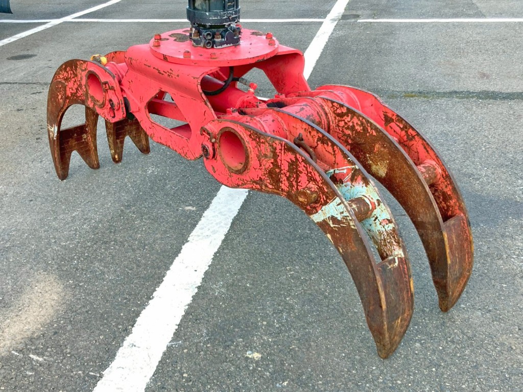 グラップルのローテーターは360度回転式です。|日野 レンジャー BDG-FJ7JKWAの写真25