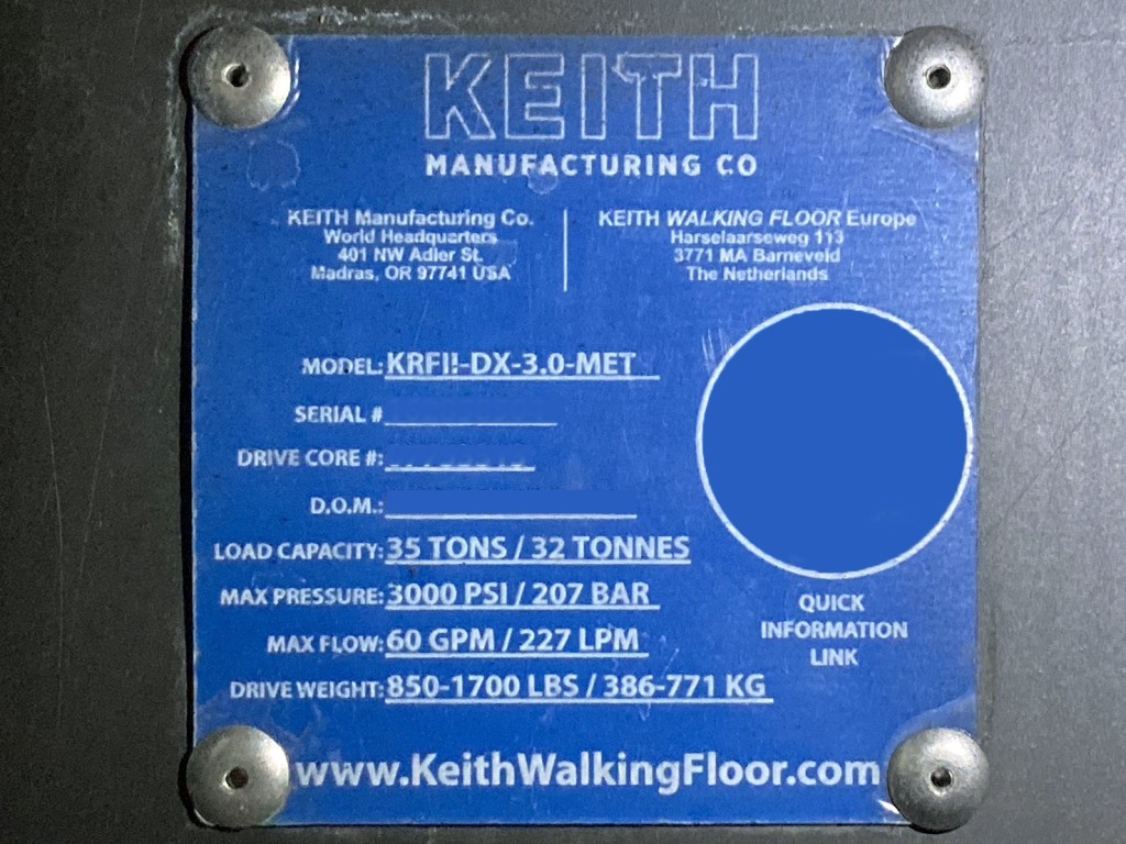 ムービングフロアーのプレートです。|三菱 スーパーグレート 2PG-FS84HZの写真29