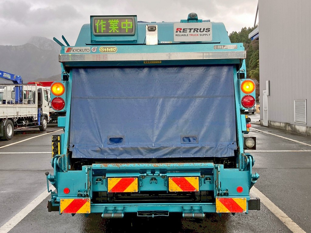 テールゲートは布製です。|日野 レンジャー LKG-FJ7JDAAの写真20