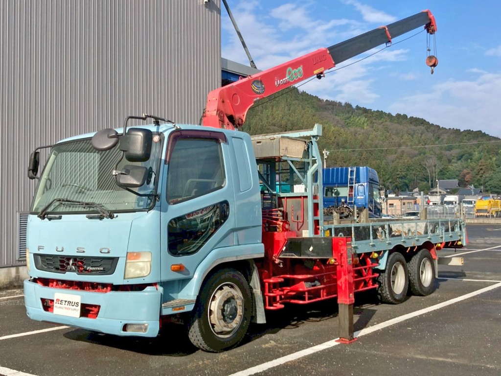 クレーンは3段です。|三菱 ファイター QDG-FQ62Fの写真1