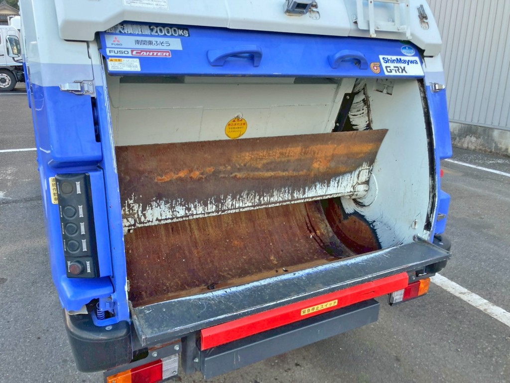 積み込み方式は回転式です。|三菱 キャンター TPG-FEA50(2WD)の写真18