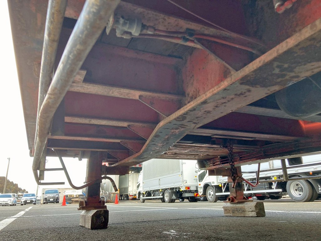 シャーシとネタの状態です。(横ネタは鉄製です)|トレールモービル  PLR429ABの写真6