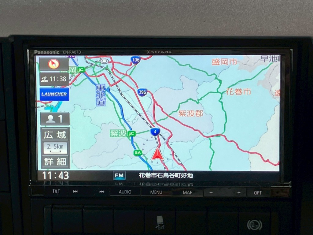 メモリーナビです。|三菱 ファイター 2KG-FK65F(2WD)の写真49