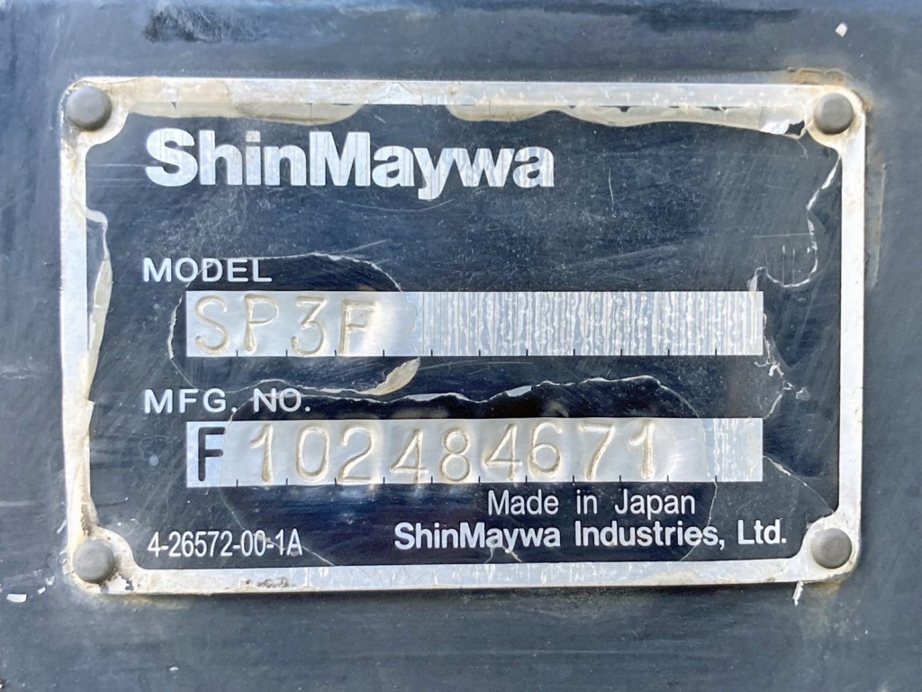 ポンプのプレートです。|日野 プロフィア 2DG-SH1EDGGの写真12