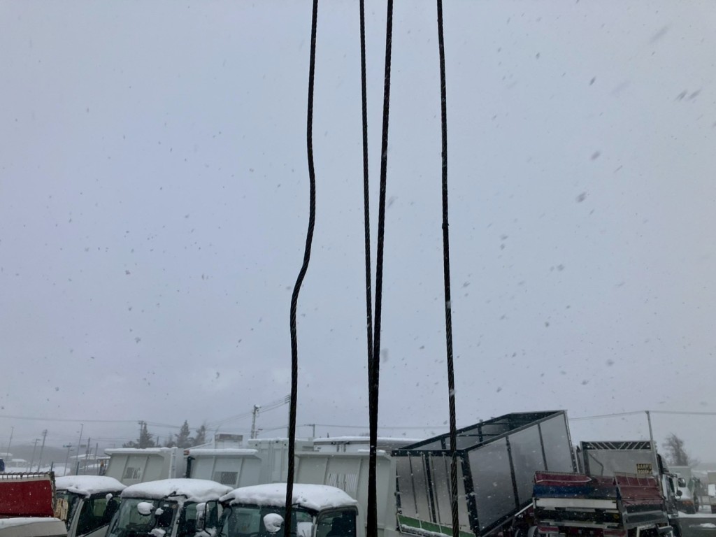 クレーンのワイヤーにキンクがあります。|いすゞ フォワード TKG-FRR90S2(2WD)の写真20