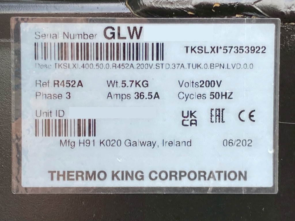 冷凍機のプレートです。|トレクス  PFB34118の写真38