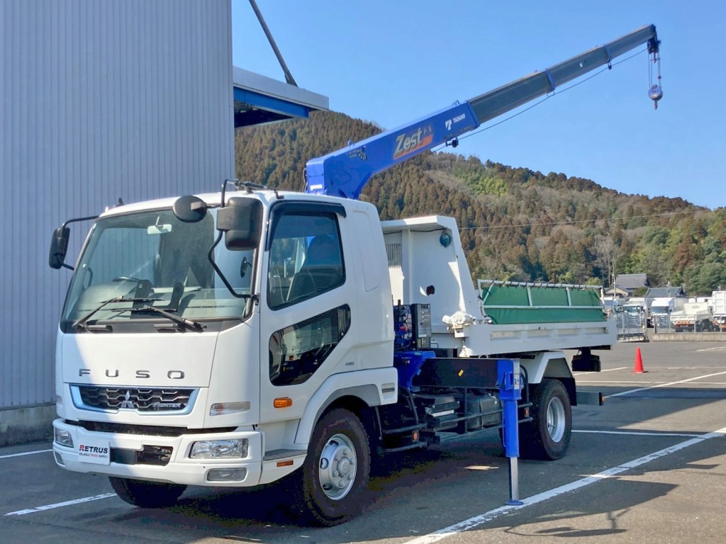 クレーン操作時の状態です。|三菱 ファイター 2KG-FK62F(2WD)の写真2