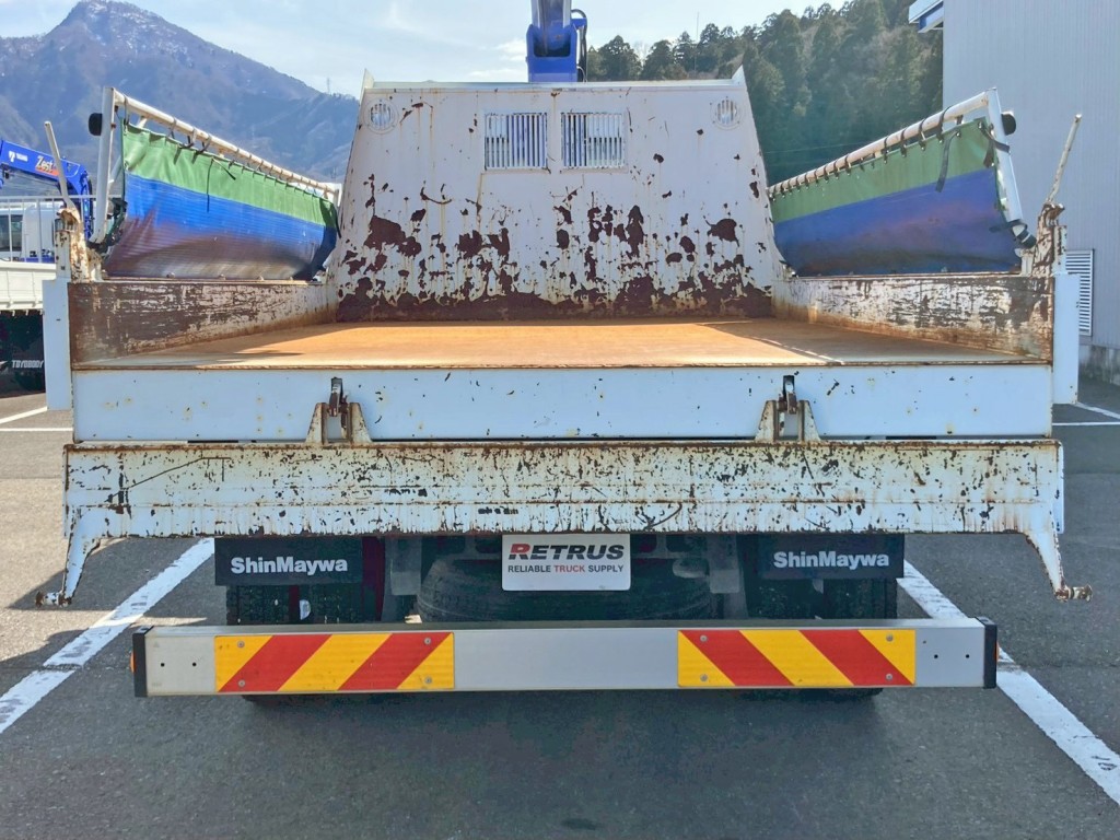 リヤゲートは上開きもできます。|三菱 ファイター 2KG-FK62F(2WD)の写真23