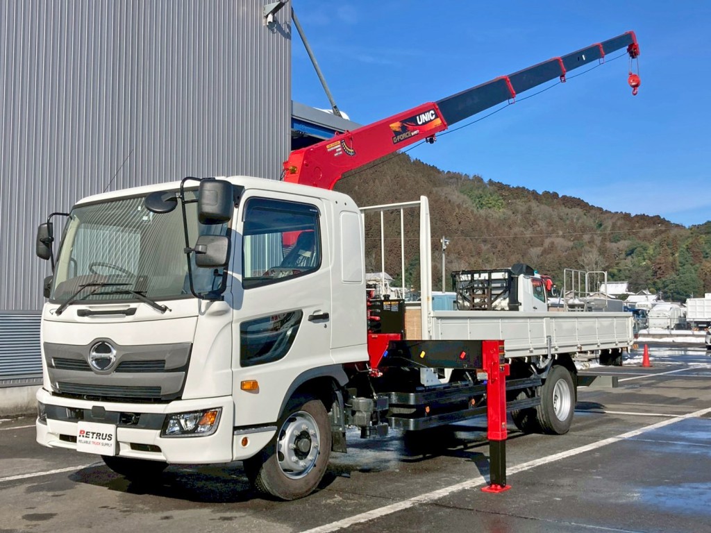 クレーンは5段です。|日野 レンジャー 2KG-FE2ACAの写真1