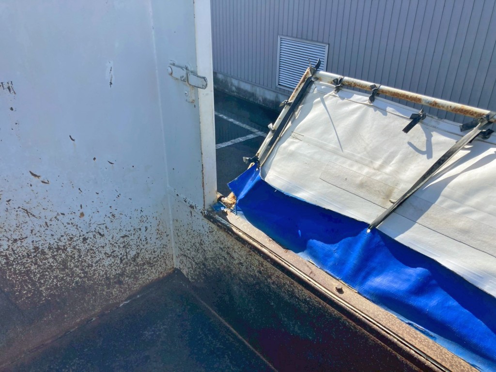 運転席側ストッパーの状態です。|三菱 スーパーグレート QKG-FV60VXの写真16