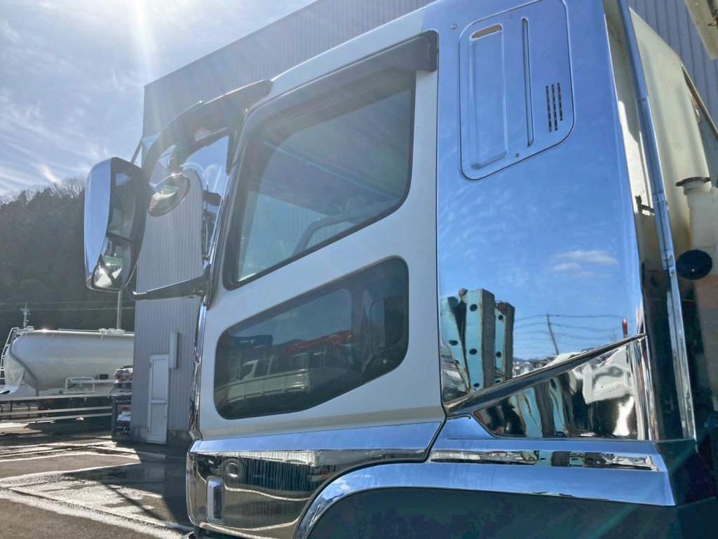 助手席ドアは外から開けられません。|三菱 スーパーグレート QKG-FV60VXの写真38