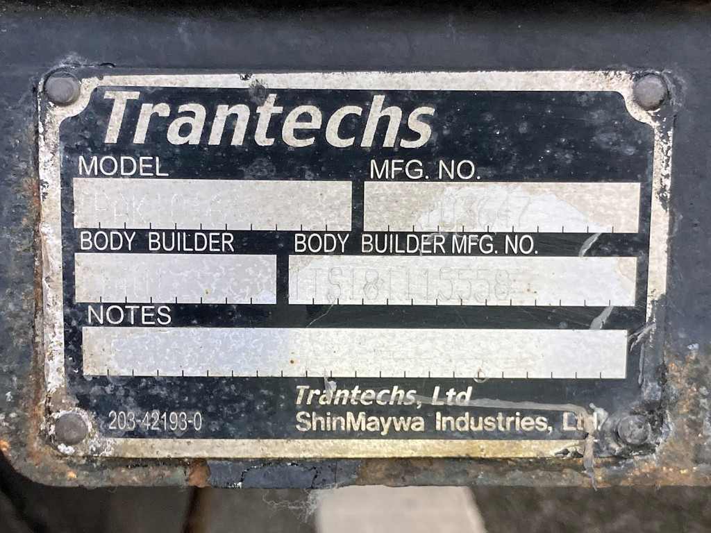 ゲートのプレートです。|日野 レンジャー 2PG-FE2ABGの写真35