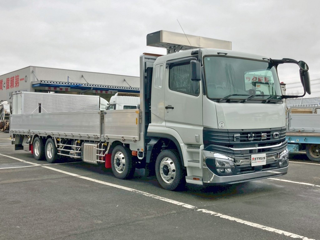 ホイールはアルミ製です。|三菱 スーパーグレート 2PG-FS84HZの写真2