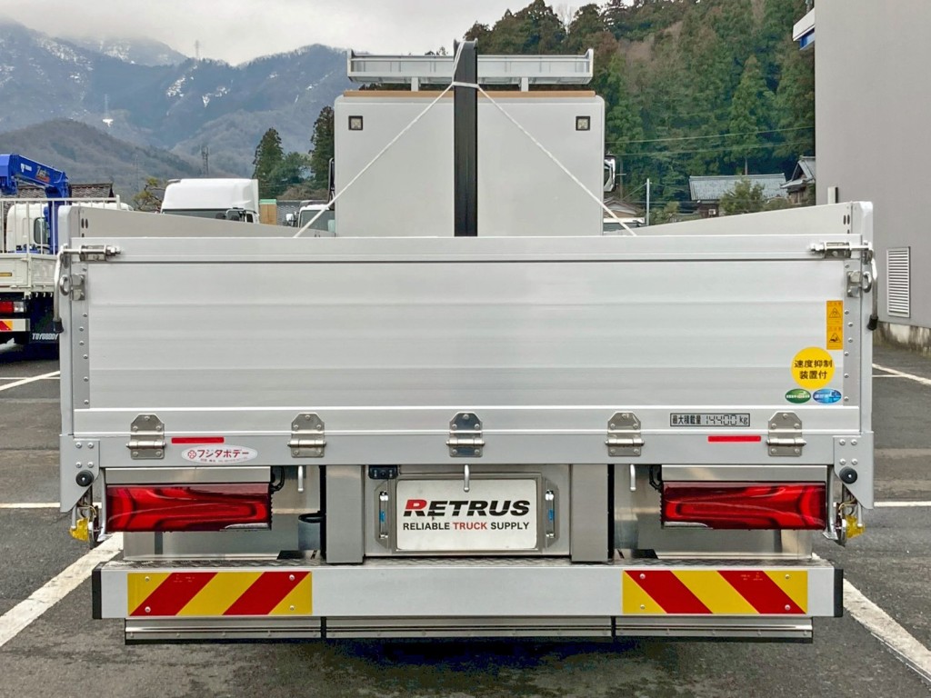 リヤ蝶番・キャッチはステンレス製です。|三菱 スーパーグレート 2PG-FS84HZの写真14