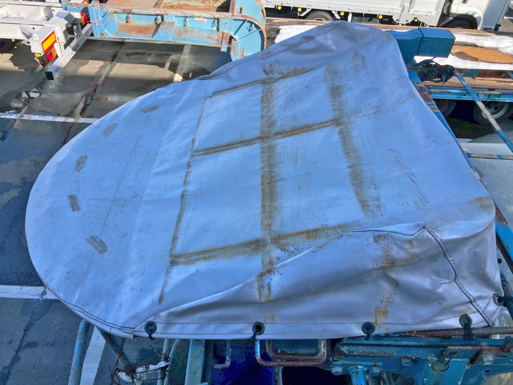 ホッパーカバーの開閉は電動式です。|日野 プロフィア QKG-FS1AKAAの写真10