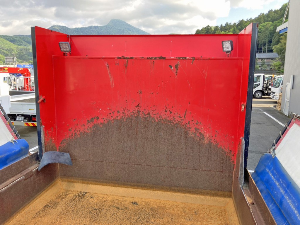 前方左右にコボレーンストッパーが付きです。(ストッパーを解除してもL字アングル付きの為止まります)|日野 プロフィア 2DG-FS1EGAの写真17