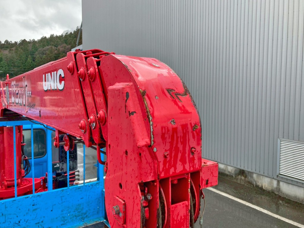 ブーム先端にキズ・サビ・ヘコミがあります。|日野 レンジャー ADG-FD7JLWA(2WD)の写真11