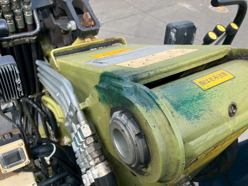 1段目ブーム根元に補修跡があります。|いすゞ ギガ 2PG-CYZ77CMの写真20